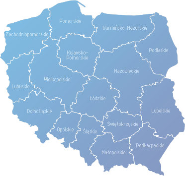 Mapa Polski